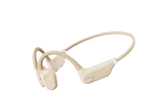 Auscultadores de condução óssea Auscultadores de ouvido aberto Bluetooth sem fio 5.3 Premium Sound Auscultador esportivo para corrida, ciclismo