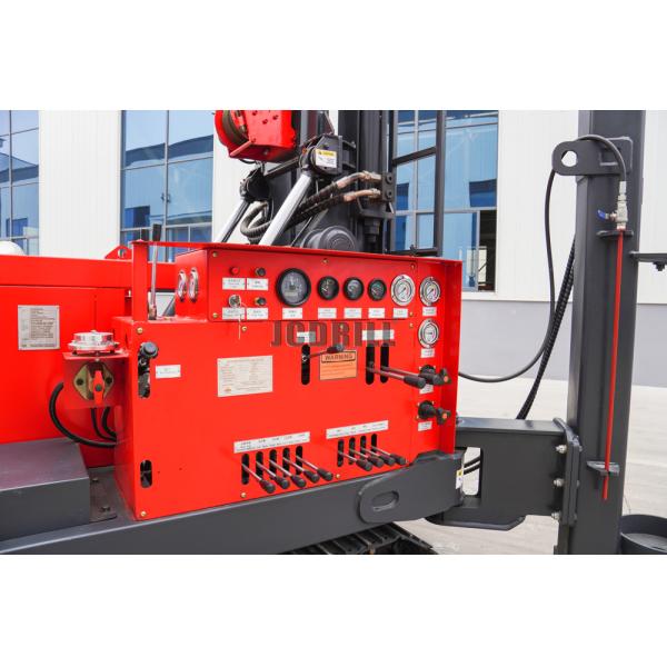 Crawler Mounted Hydraulic Pneumatic Water Well Mud Pump Borehole Rotary Drilling Rig Machine