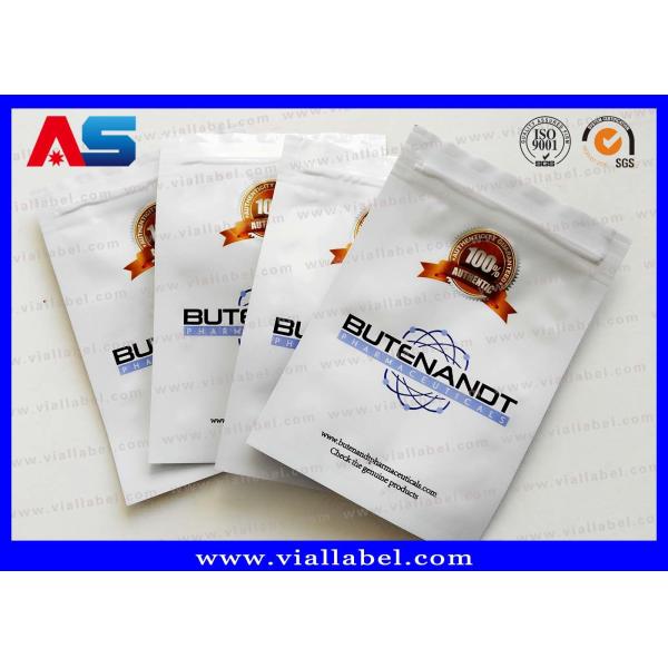 Le zip-lock fait sur commande d'aluminium d'impression met en sac l'emballage pour les pilules orales stéroïdes pharmaceutiques