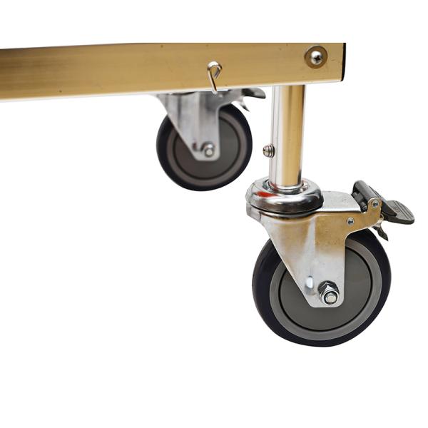 Durable Evacuation Aluminum Alloy Folding Stair Stretcher Manual Power Source