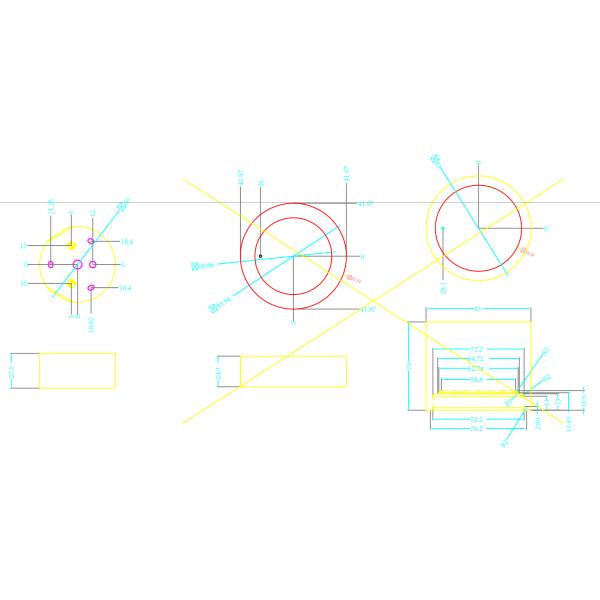 Средняя крышка 7W, средняя крышка 10W AL1060-0 материалы металлоштамповые детали