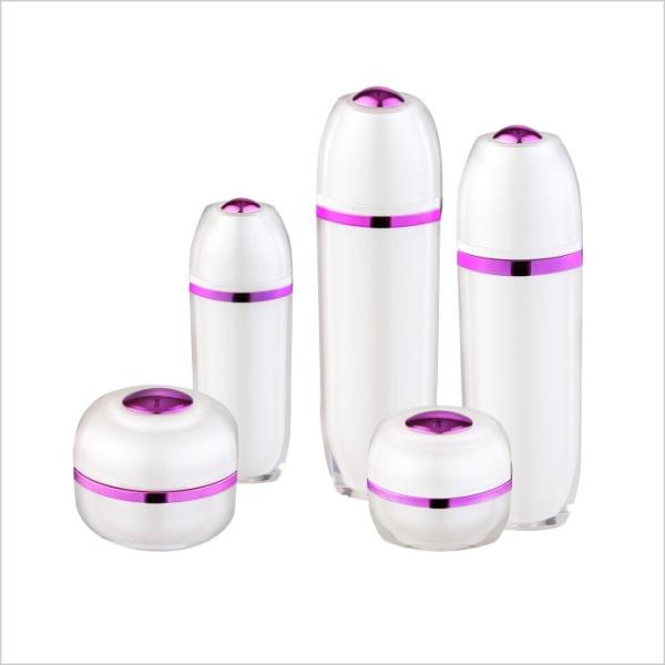 Recycable Non Spill Cosmetic Lotion Bottle PP PMMA Plastic Airless Bottle