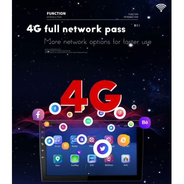 Pouce sans fil capacitif stéréo Android 10 de l'unité 7 de tête d'Android Carplay de double voiture de vacarme