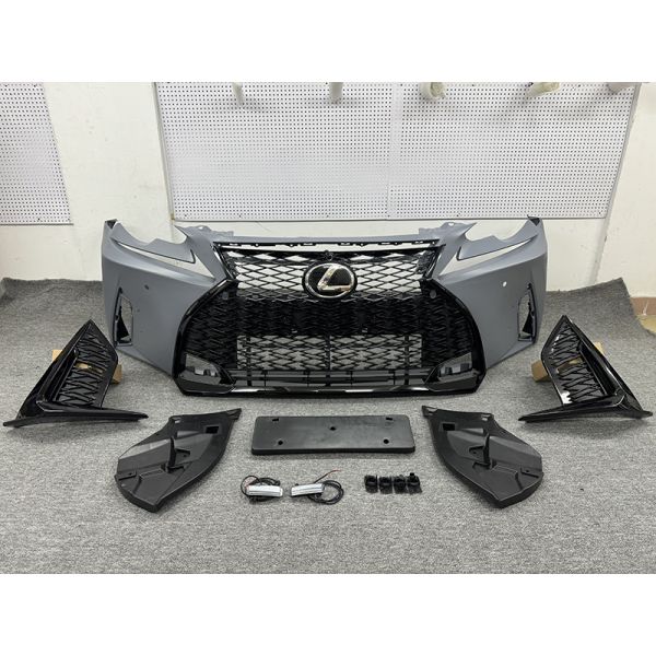 Upgrade 2021 Model IS F Sport Body Kit With Bumpers Grilles Front Bumper for LEXUS IS IS300 IS300H IS350 2013-2016