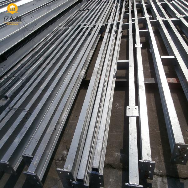 Customized Steel Workshop With Galvanized Purlin Roof And Z Or C Purlin Main Steel Frame