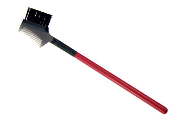 Red Mineral Eyebrow Brush Eyeshadow Blending Brush Ferrule Synthetic Hair