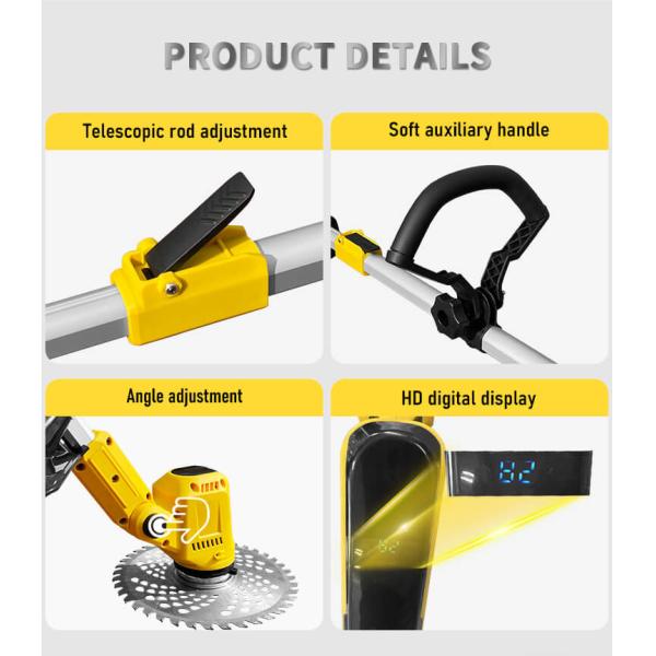 21В литий-ионный электрический беспроводный резач для эффективной обрезки травы