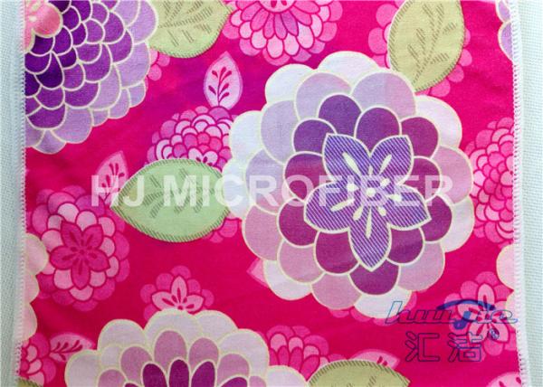Pano impresso sem fiapos de lavagem para limpar, toalha de Microfiber de Microfiber