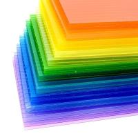 Material de construcción Doble recubrimiento UV PC Hole Polycarbonate Sheet Hole Sheets a prueba de UV cristalino