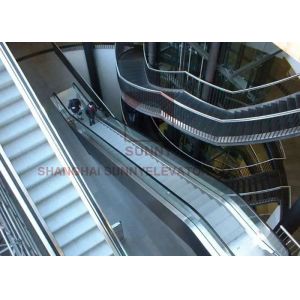 Three Cascade VVVF Commercial Escalator with Stainless Steel 304 Structure and 0.5m/s Speed