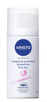 Aristo Personal Care Products Wax Free Alcohol Free Anti Perspirant Spray 150ml OEM