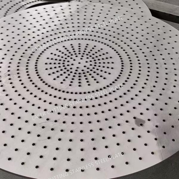 Alloy 321 Stainless Steel Plate Laser Cutting Round Square With Holes Thickness 10mm Stainless Steel Plate