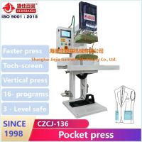 Controle de tela de toque PLC Traje Prensa Máquina de Vestido Bolso 220V 50HZ