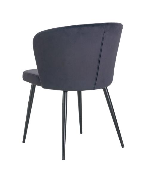Modern Fabric Velvet Dining Chair with Metal Legs