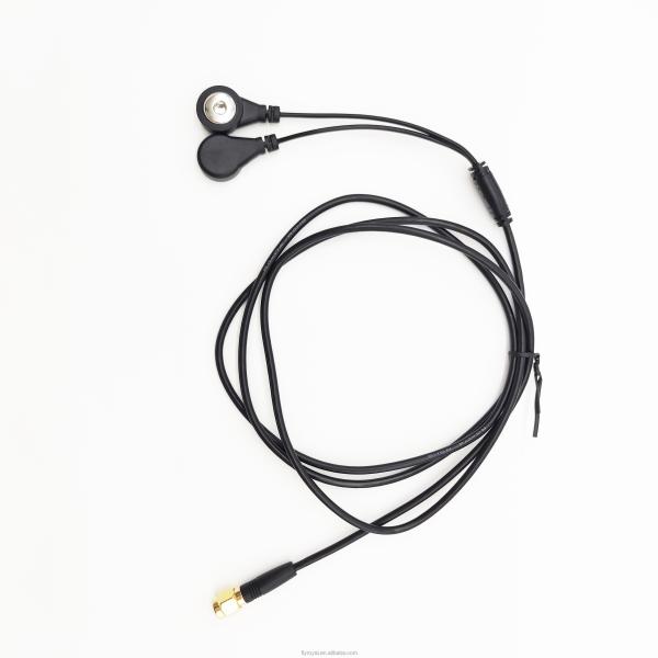 30 см ЭКГ медицинские кабели 2 свинцовые 4,0 мм электроды срывы к RP SMA женский правый угол