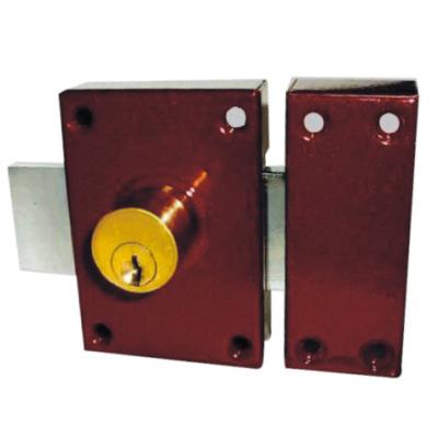 Home Entrance Security Rim Lock / Outdoor Rim Lock High Performance Iso9001