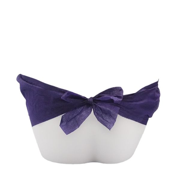 Disposable Women's Adult Non-Woven Fabric Bra Thick Strap Style Mid-Rise Print Bikini No-Wash Sweat-Steaming Underwear Sauna