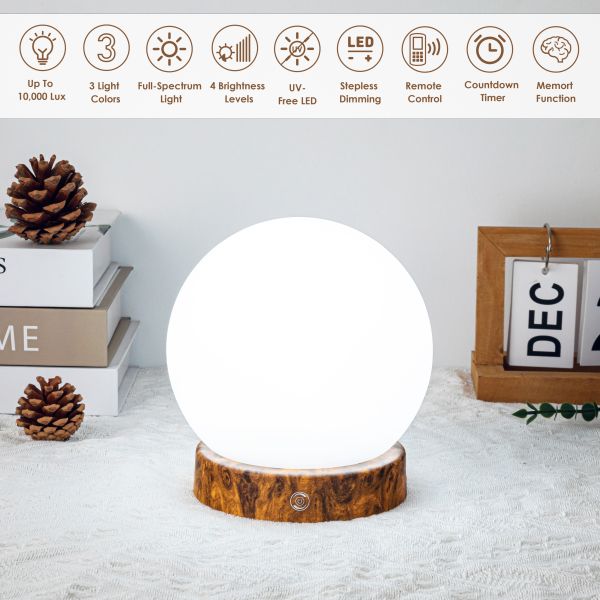 10000 Lux Mood Therapy Lamp Adjustable Brightness Sad Therapy Lamp OEM ODM