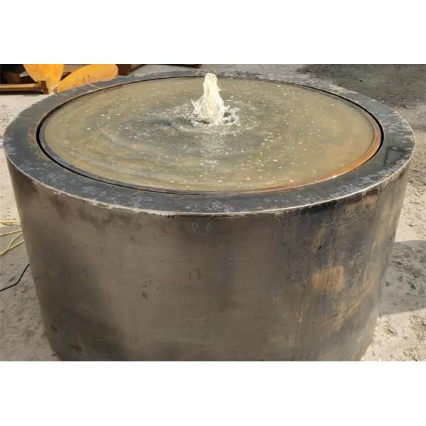 Декоративная на открытом воздухе вода отличает поверхностями грунтовых вод стали Corten круговыми 100cm