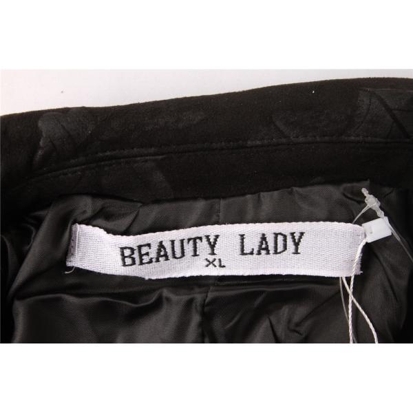 Black Red Cropped Ladies Suede Bomber Jacket With Jacquard Weave