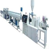 Máquina de tubos de PVC para linha de extrusão de tubos duplos de 16-63 mm Refrigeramento por água usando inversor ABB