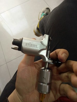 Stigma Portable 10W Hybird Motor Rotary Tattoo Gun Machine DC 5.5 Connector Lightweight
