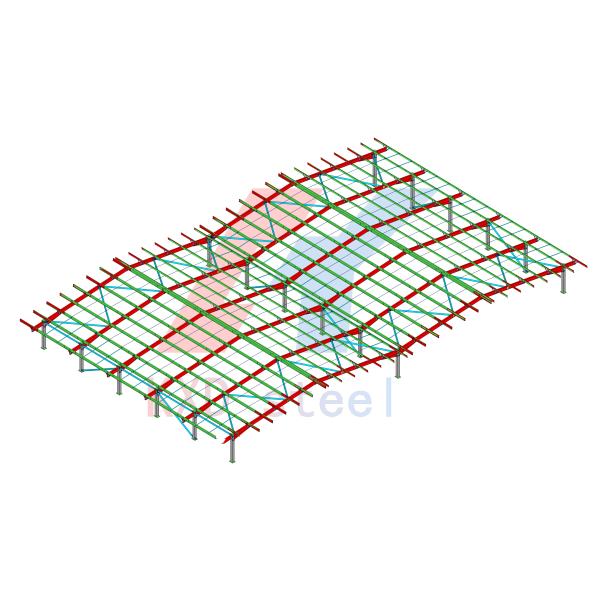 Промышленные сборные стальные конструкции Хранилища Строительство ферм