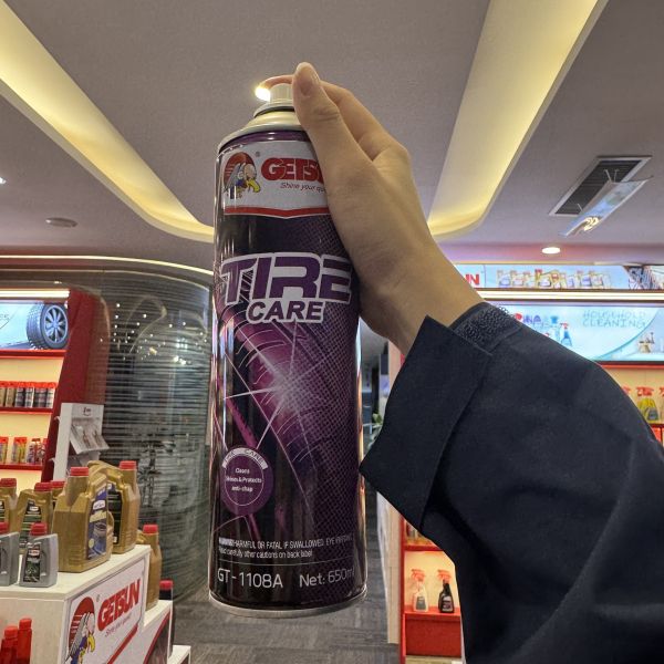 Getsun Tire Shine Foam Cleaner Spray for Professional Detailing