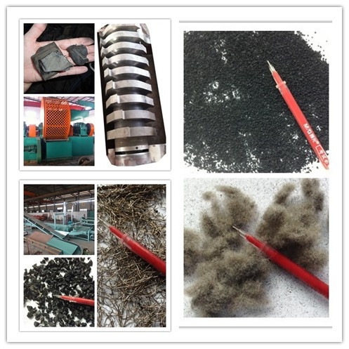 PLC Controlled Waste Tire Recycling Machine Line with Customized Conveyor Systems and 1 Year Warranty