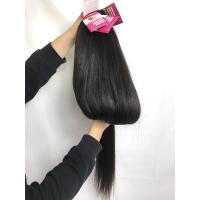 Armadura peruana 100g del cabello humano de Remy de la Virgen cruda 10A del 100%/negro natural del pedazo