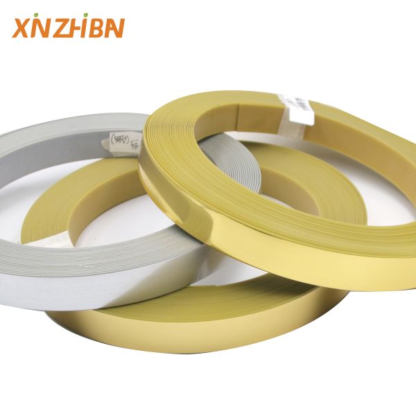 Customized PVC Edge Banding Wood Grain Color Strong 0.35-3mm Thickness Eco-Friendly Water Resistant High Glossy Finish Cabinets
