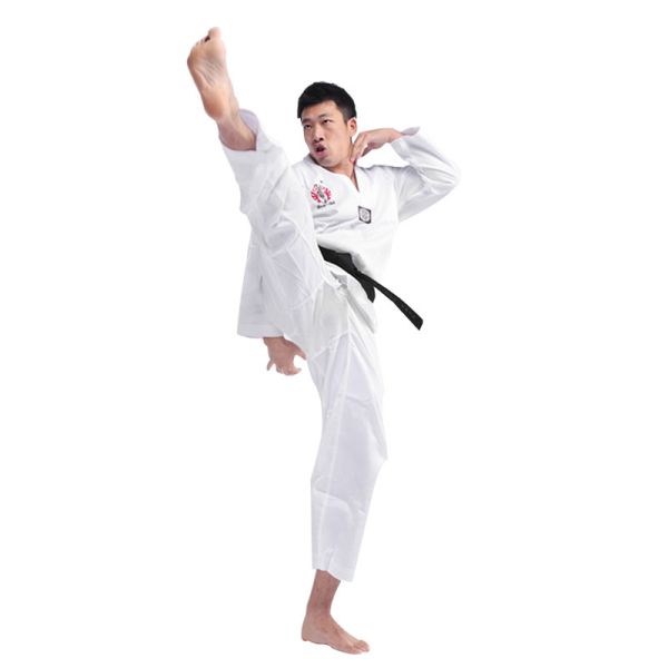 Uniforme de Taekwondo 100% coton personnalisable, antibactérien, vêtements de Taekwondo
