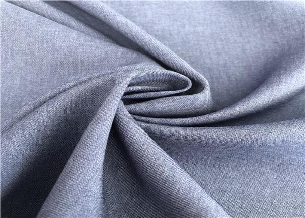 2/2 Twill Weft Stretch Blue Outdoor Fabric Coated Waterproof Fabric For Winter Jacket