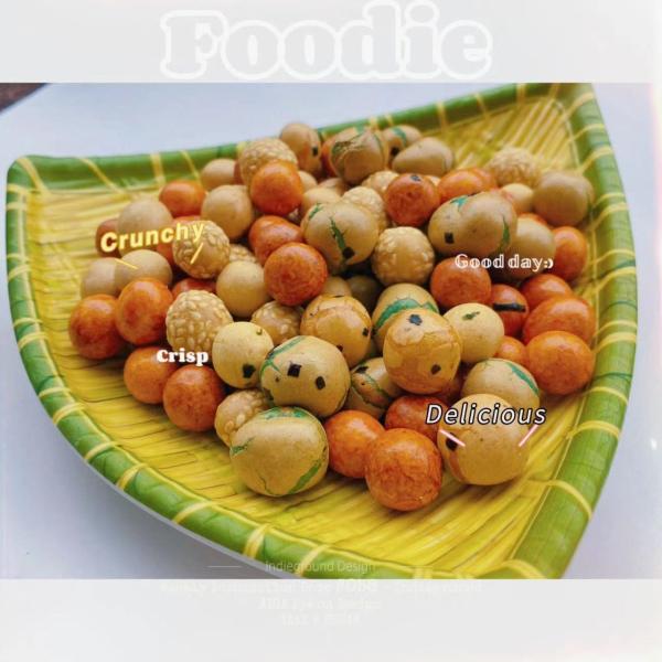 Dos petiscos misturados saudáveis da porca dos biscoitos dos amendoins amendoim picante Multi-flavored friável de alta qualidade do sésamo