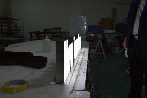 25mm Storefront Sign Letters , Wall Mounted 3D Shop Front Signs
