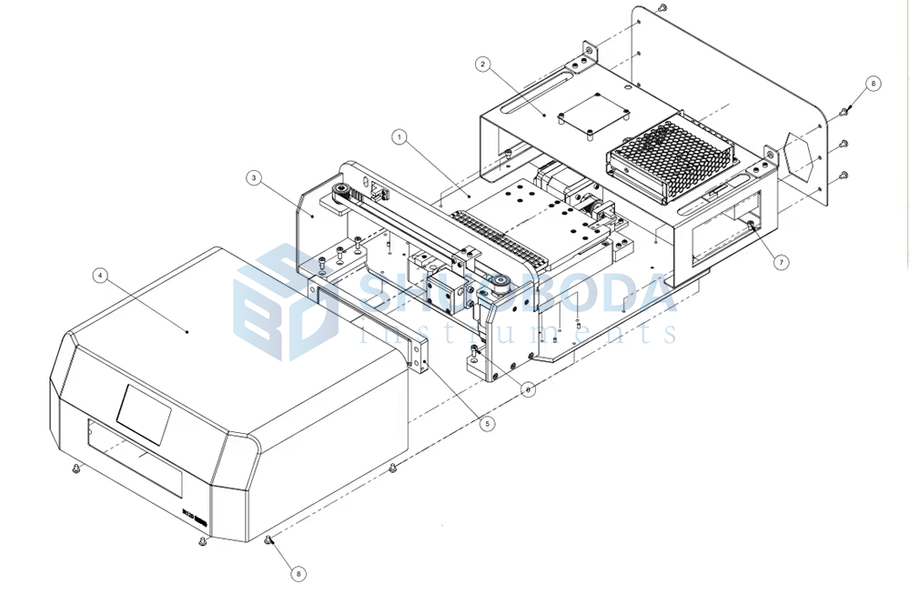 IR-1200 1μGy - 10mGy TLD Irradiator With Touch Screen