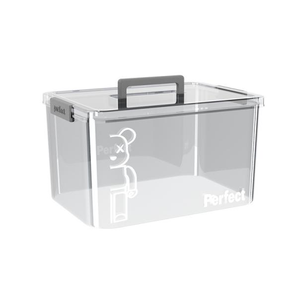 Clear Plastic Storage Bins – Pantry Organizers & Storage Containers, Cabinet Organizer - Home Organization Must Haves For Kitchen, Laundry Room, Office, Closet, Garage & Freezer