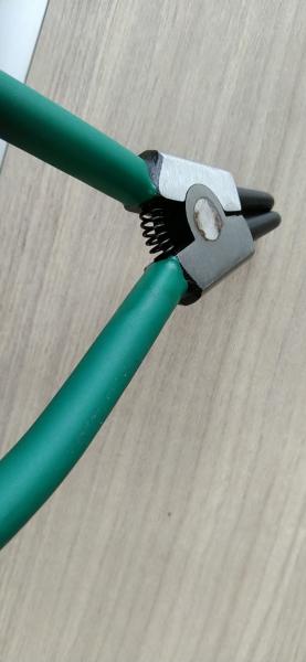 Curved mouth clamp pliers for German shaft (5 7 9 13)Full length (125,175,225,325mm)