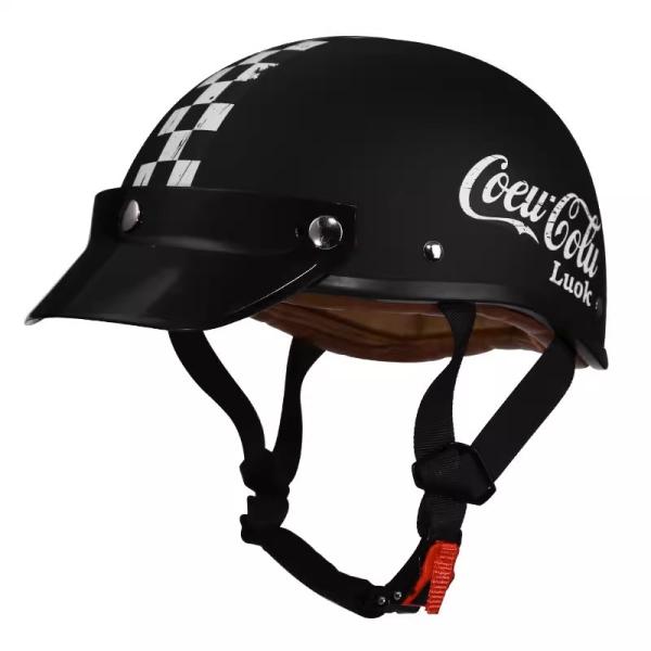 Classic Half Face Helmet for Motorcycle Custom 3C Approved Motorbike Accessories
