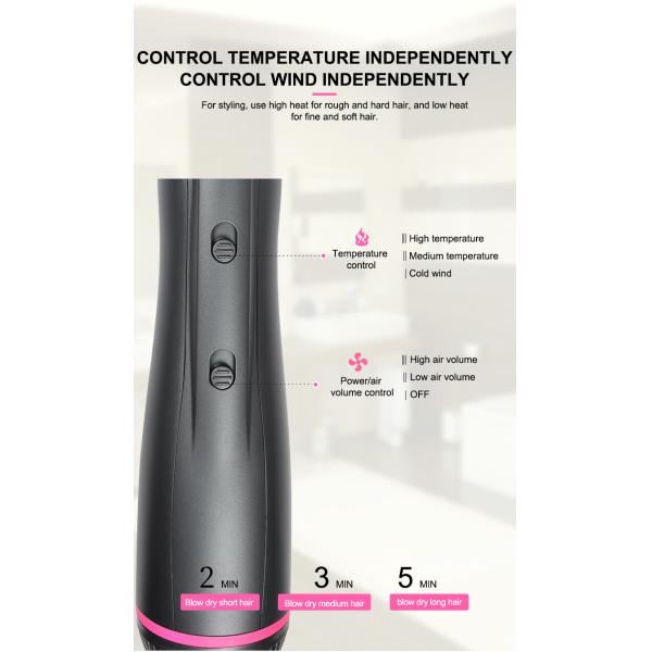 OEM одно фен для волос шага и Styler Volumizer ионные 4 в 1 легковесе