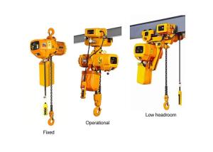 Peso leve pequeno 0,1 Ton To 6 Ton Chain Hoist altura de levantamento de 3m a de