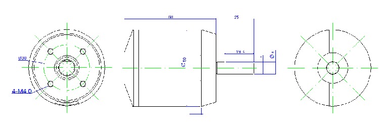 Factory & Customizable & Balanced Brushless Dc Drive Motor 24V 5065 Belt Electric Skateboard Motor for Scooter Skateboard Drone