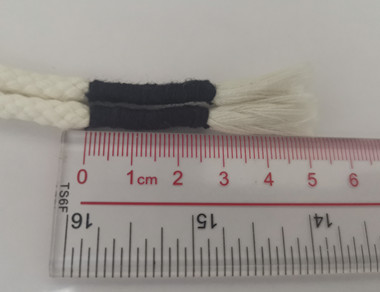Строка Drawcord Macrame, стренга шнура Drawstring хлопка Multi