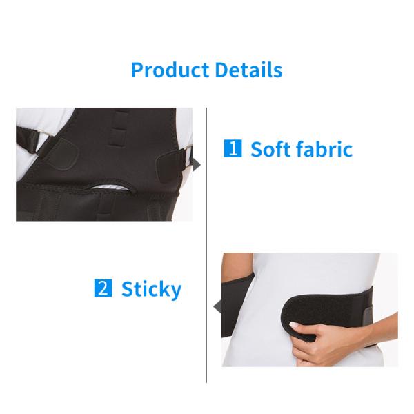 Best selling posture correction unisex back support neoprene orthosis OEM posture orthosis
