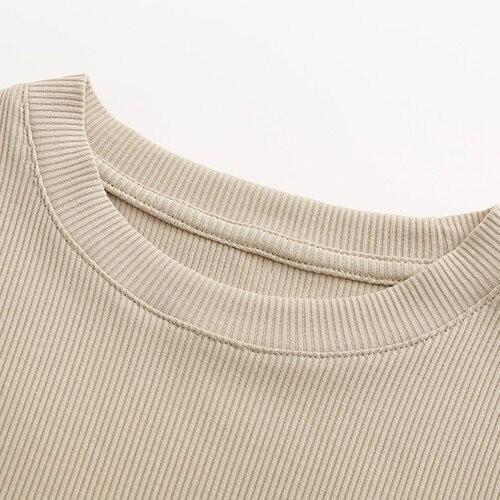 OEM maufactory T Bags Short Sleeve Big Breast Girl Sexy Repair Shirt European American Kardashian