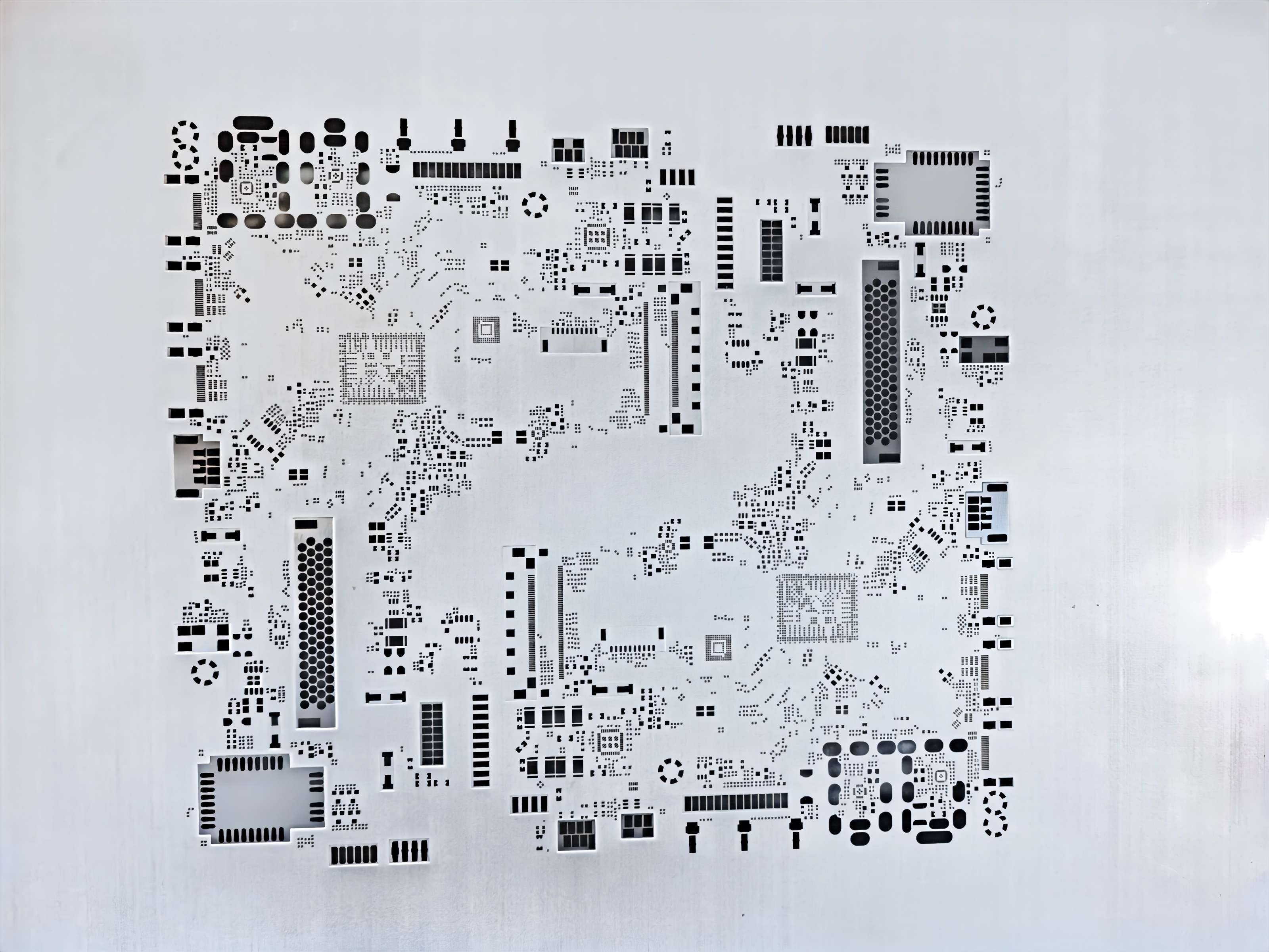50×140cm Framed SMT Stencil High Precision For Long LED Light Panels
