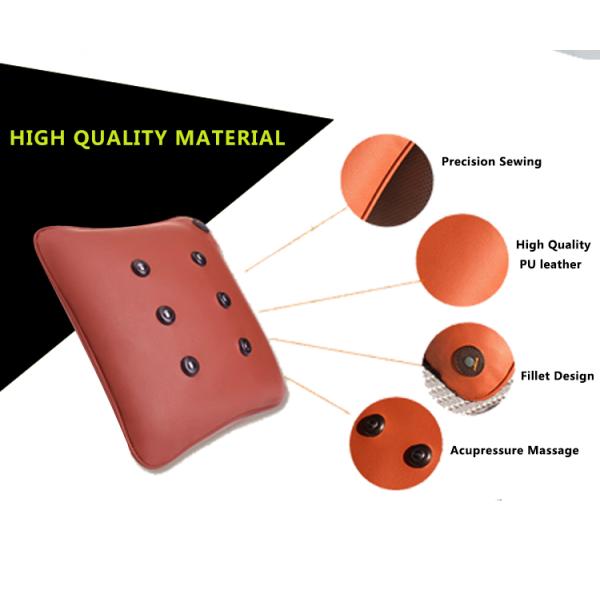 Neck Rest Shoulder Massager 8W Battery Operated Vibrating Back Massage Cushion Pillow