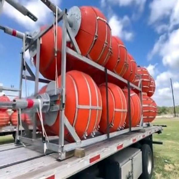 Cochrane / Texas Barreiras Marinhas Flutuantes Floração de espuma para aplicações marítimas