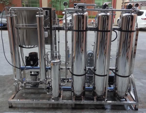500 Liter Per Hour Ultrapure Water Machine SUS Tank For Domestic Water Filed