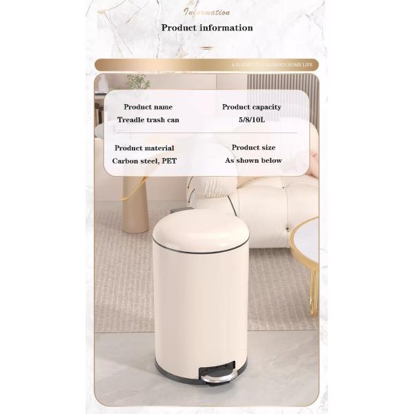 15 Gallon Dome Trash Can Stainless Steel Stainless Steel Trash Can with Inner Bucket